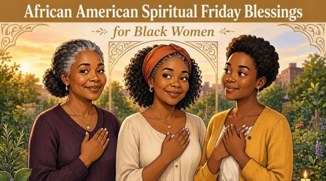African American Spiritual Friday Blessings for Black Women