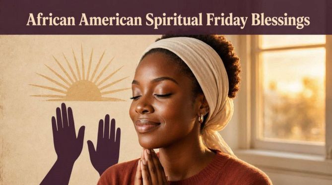 African American Spiritual Friday Blessings for Social Media Sharing