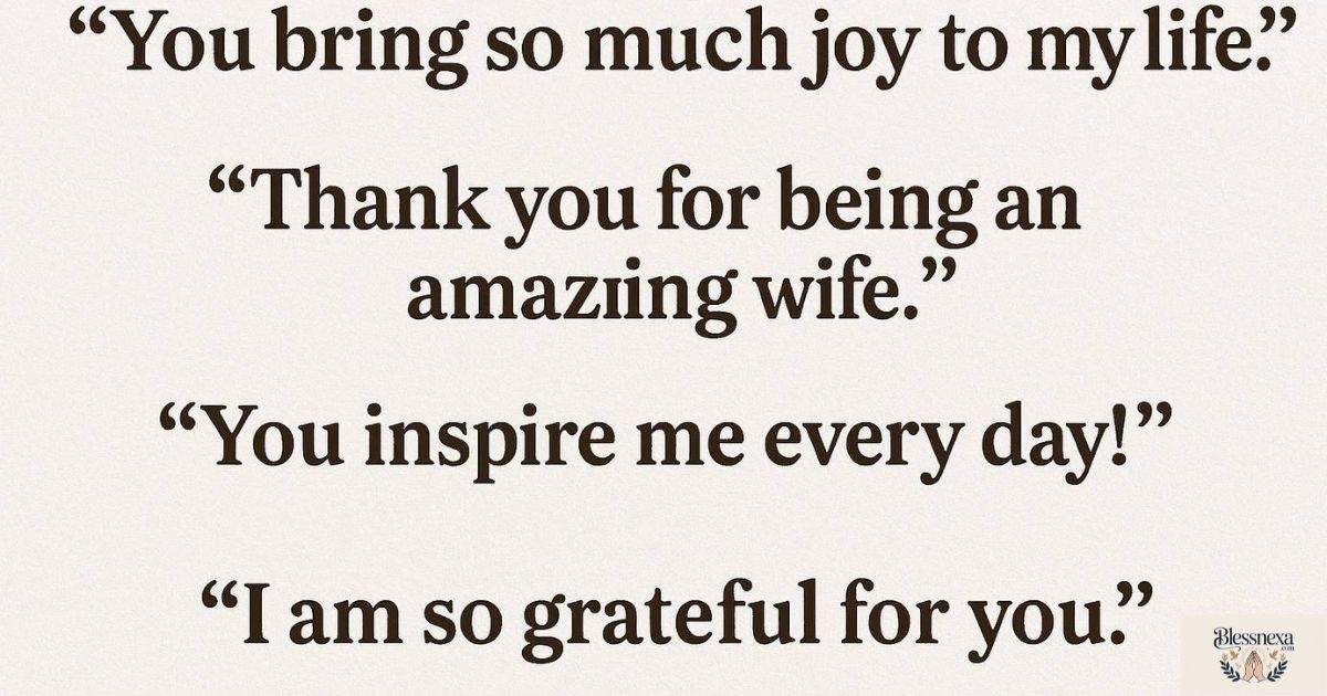 Appreciation Messages That Celebrate Your Wonderful Wife