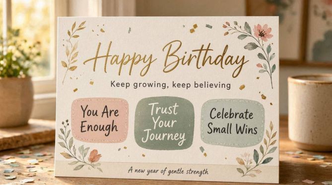 Beautiful Birthday Messages to Encourage Yourself