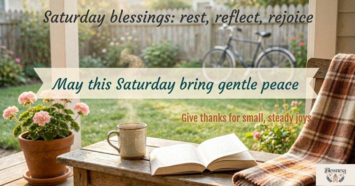 Beautiful Quotes Inspired by Saturday Blessings