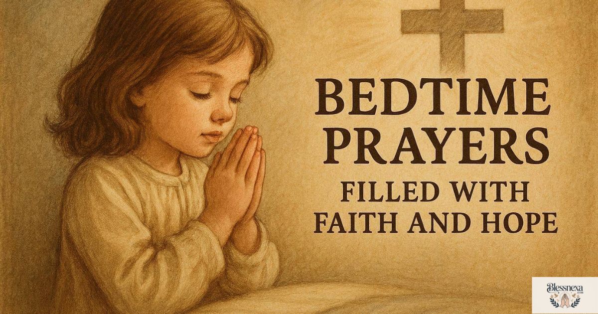 Bedtime Prayers Filled with Faith and Hope