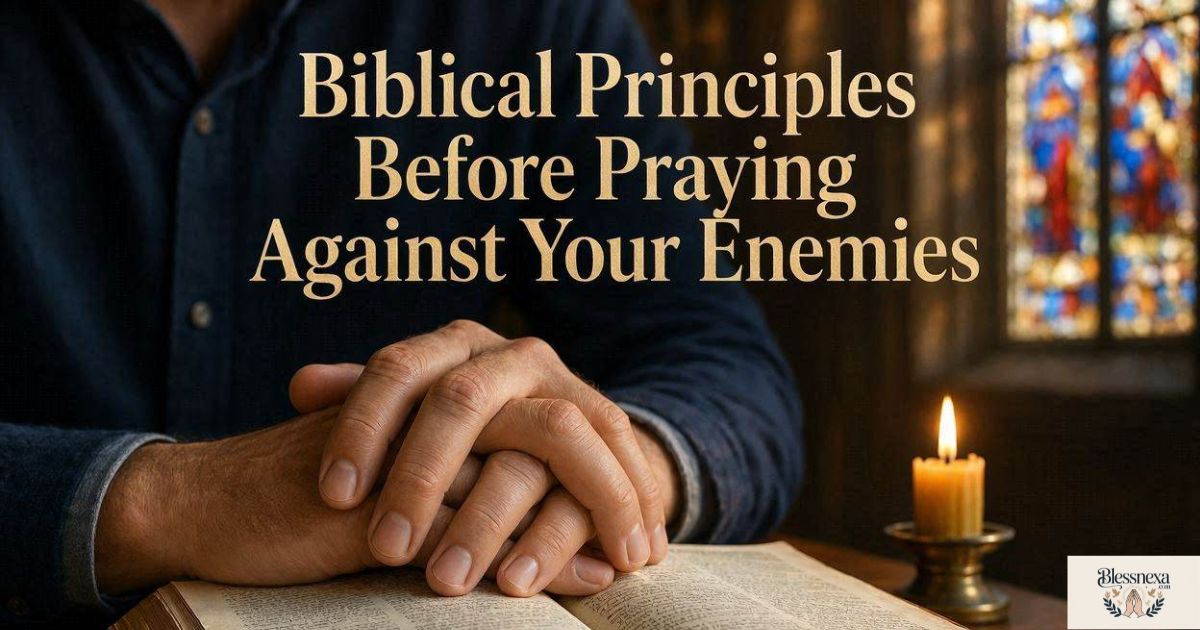 Biblical Principles Before Praying Against Your Enemies