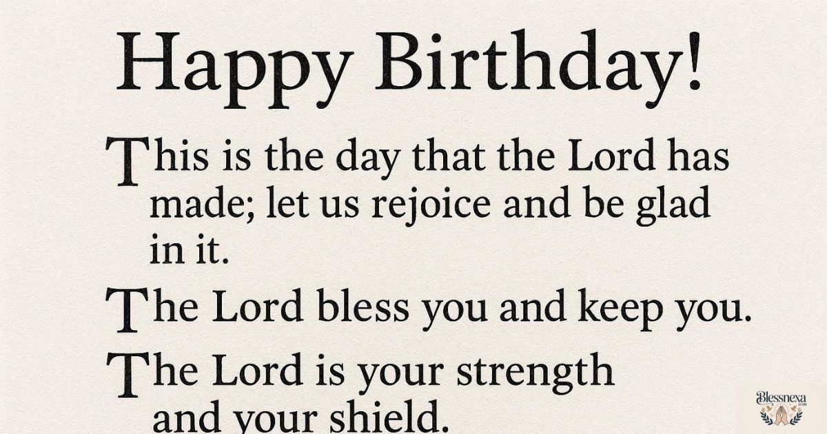 Christian Birthday Messages With Bible-Inspired Encouragement