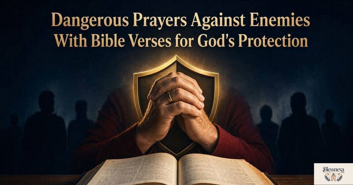 Dangerous Prayers Against Enemies With Bible Verses for God's Protection