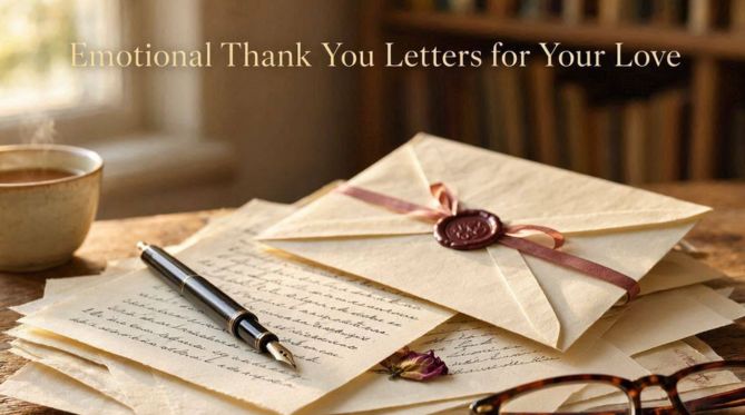 Emotional Thank You Letters for Your Love