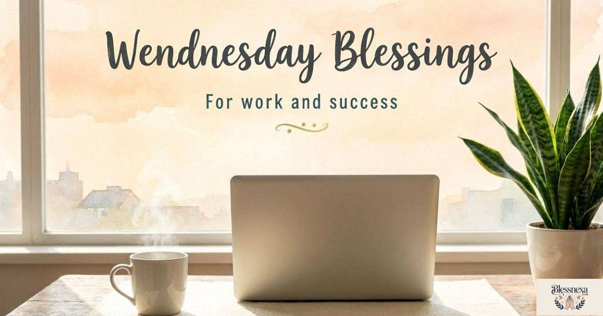 Encouraging Wednesday Morning Blessings for Work and Success