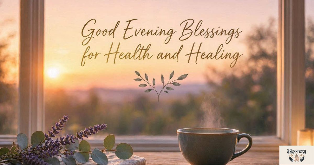 Good Evening Blessings for Health and Healing