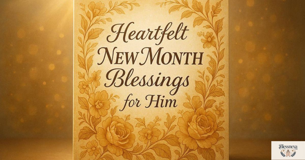 Heartfelt New Month Blessings for Him