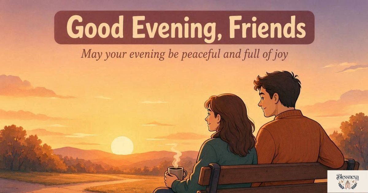 Heartwarming Good Evening Blessings for Friends