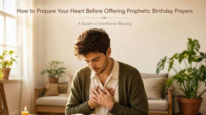 How to Prepare Your Heart Before Offering Prophetic Birthday Prayers