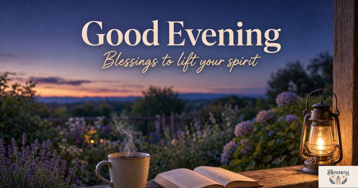 Inspirational Good Evening Blessings to Lift Your Spirit