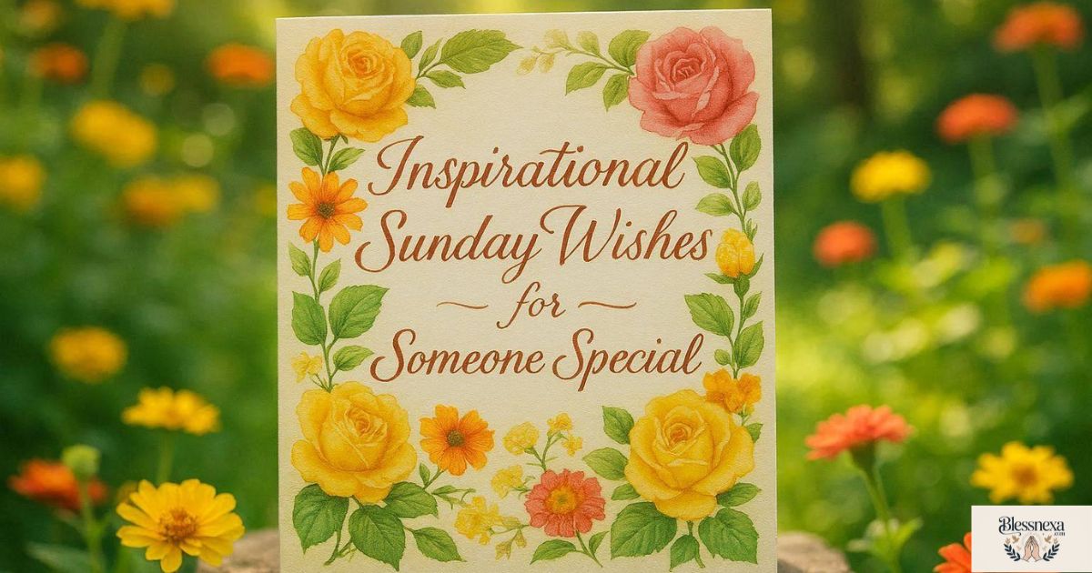 Inspirational Sunday Wishes for Someone Special