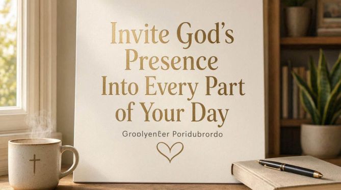 Invite God's Presence Into Every Part of Your Day