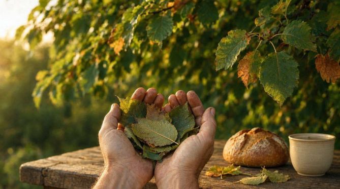 Leaves as Evidence of God's Provision