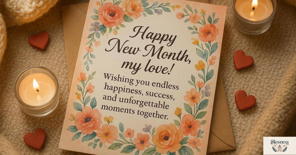 Long New Month Wishes for My Boyfriend