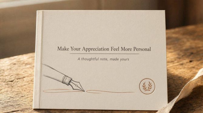 Make Your Appreciation Feel More Personal