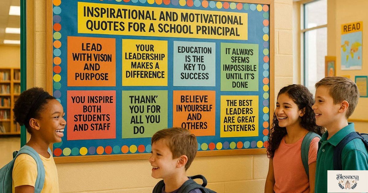 One-Line Good Lines for School Principal