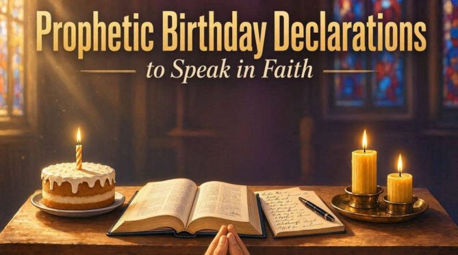 Prophetic Birthday Declarations to Speak in Faith