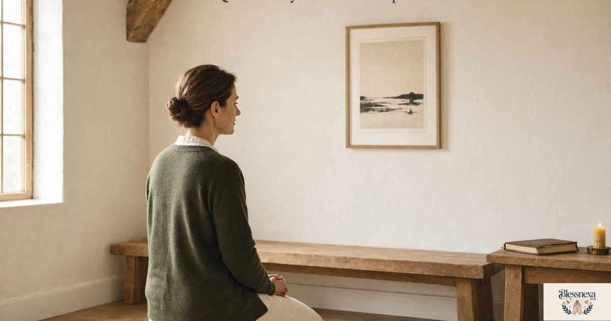 Quiet Prayer Creates Space for Honest Reflection