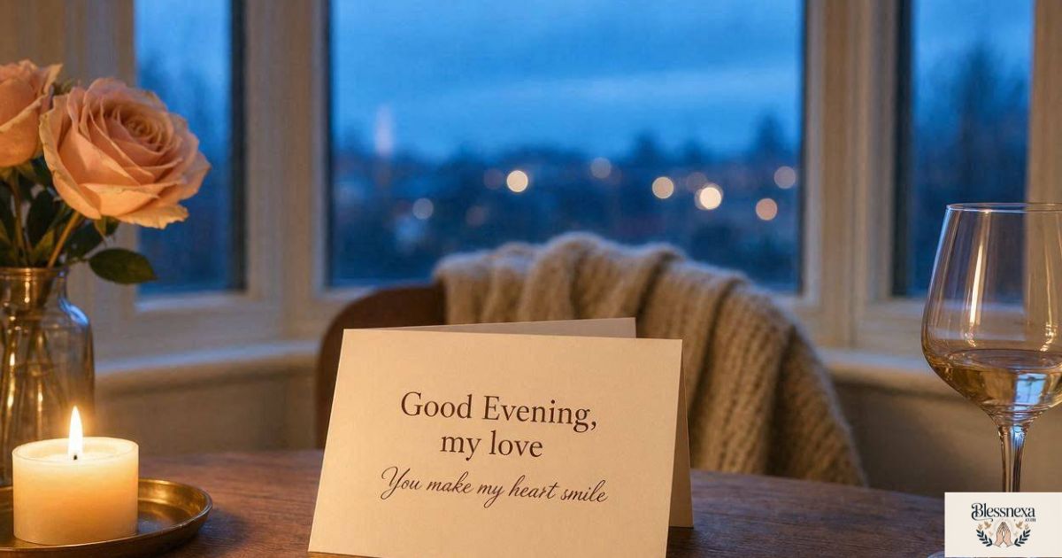 Romantic Good Evening Wishes to Make Your Loved One Smile