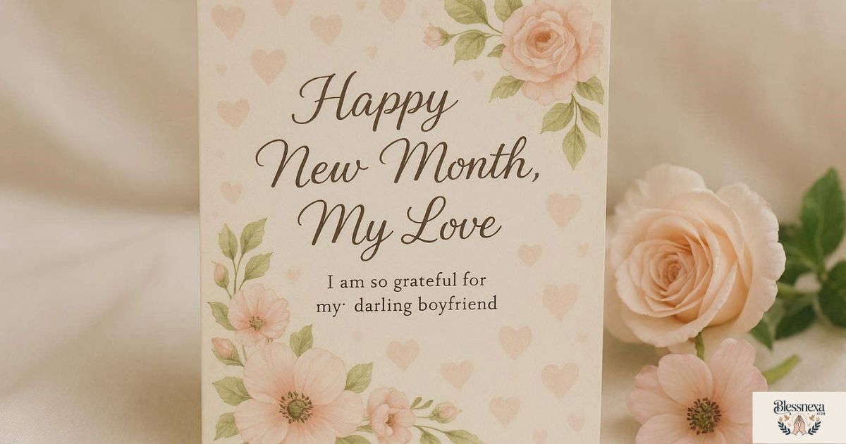 Romantic New Month Wishes for My Boyfriend