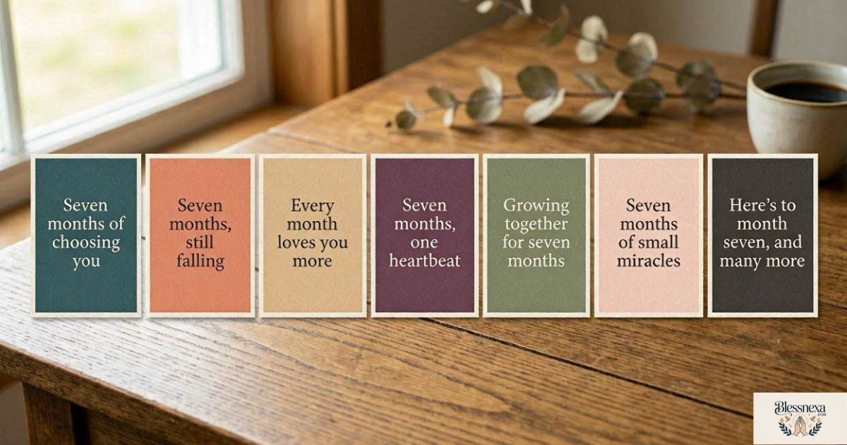 Short and Meaningful 7 Month Anniversary Quotes