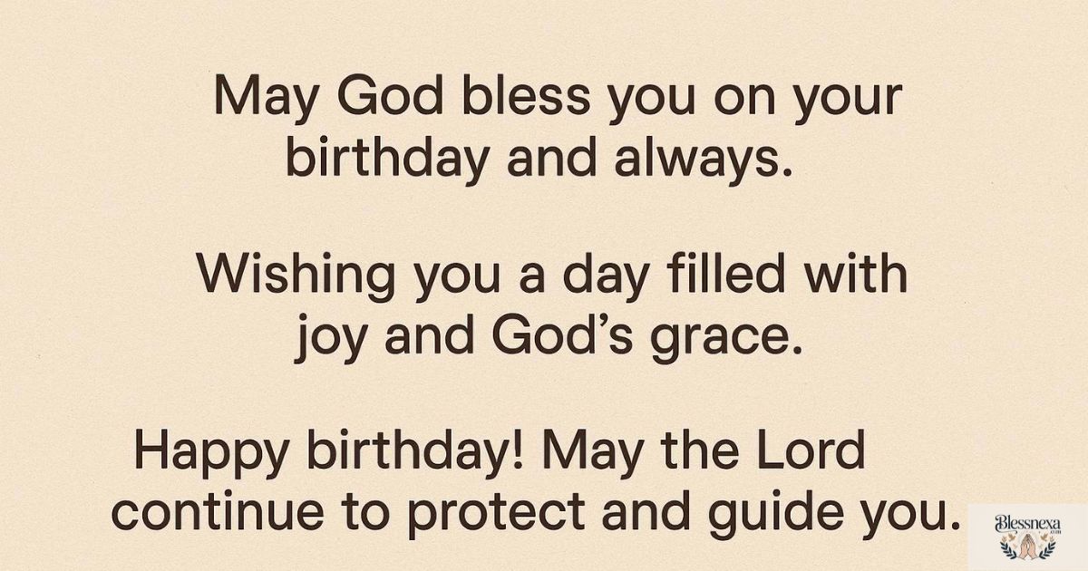 Short Birthday Prayer Messages for WhatsApp