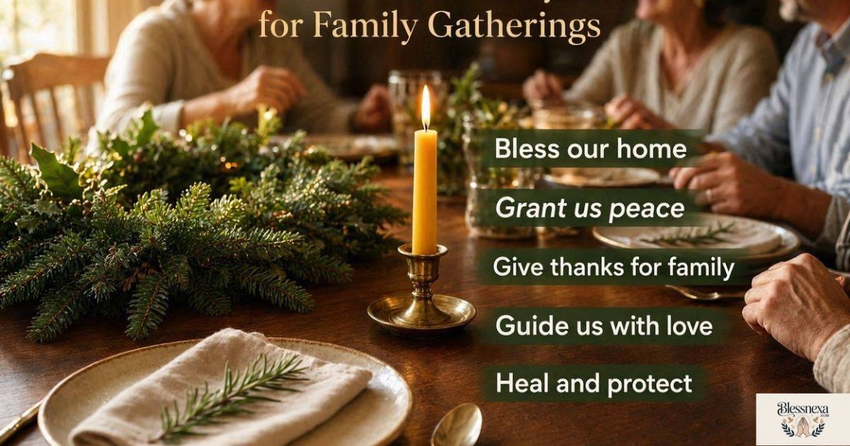 Short Christmas Prayers for Family Gatherings