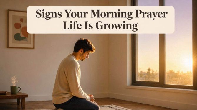 Signs Your Morning Prayer Life Is Growing
