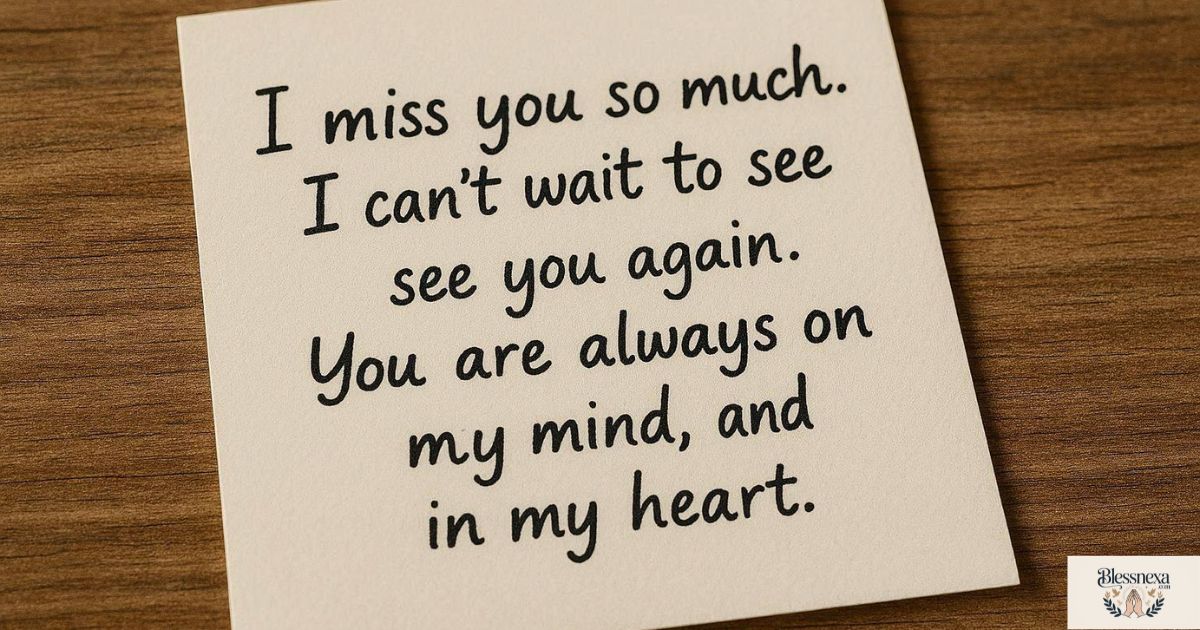 Sweet Missing You Messages to Brighten Her Day