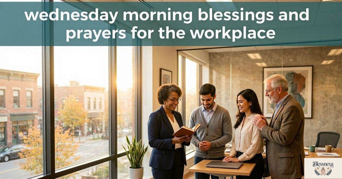 Wednesday Morning Blessings and Prayers for the Workplace