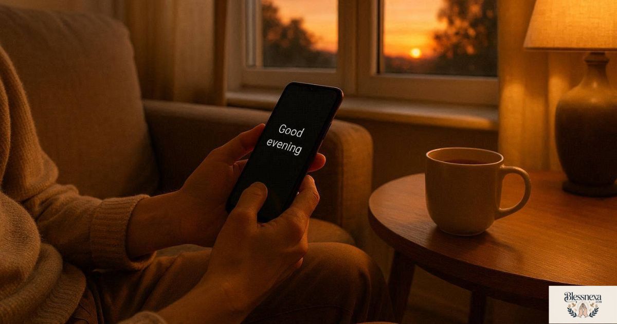 When Should You Send a Good Evening Message?