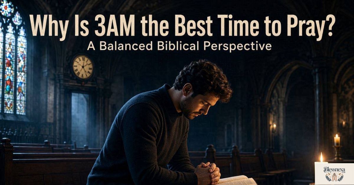 Why Is 3AM the Best Time to Pray? A Balanced Biblical Perspective