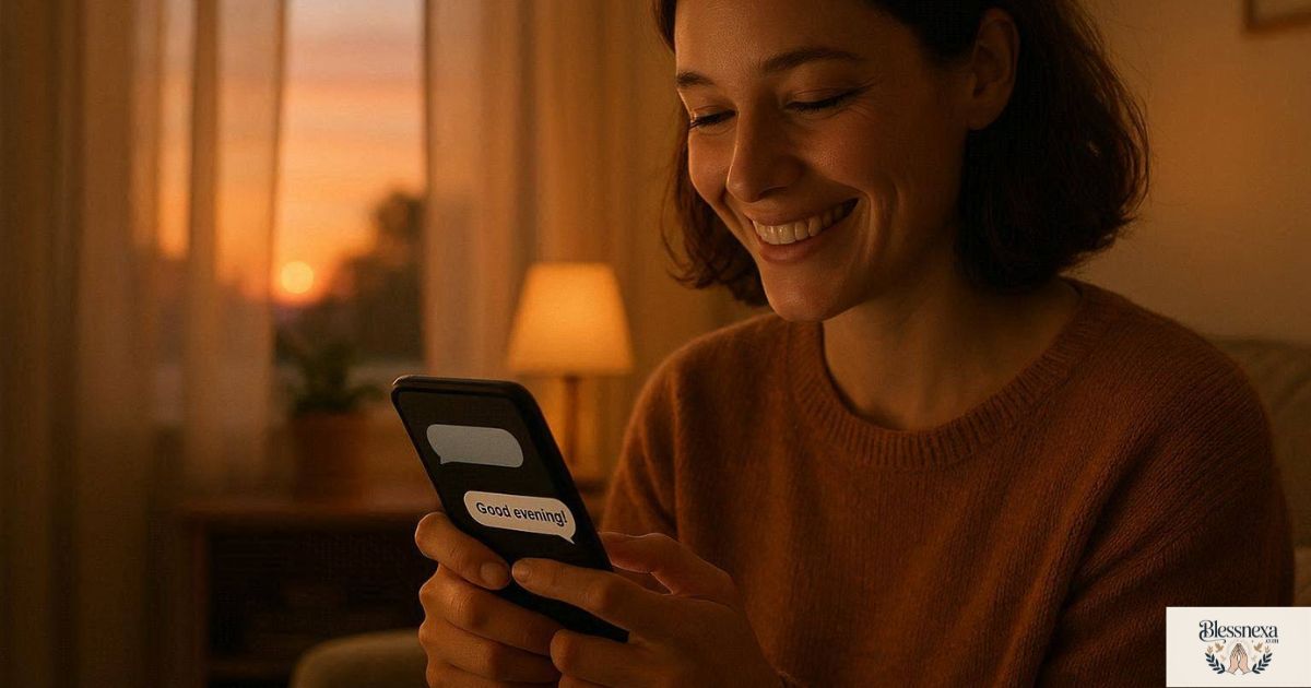 Why Send a Good Evening Message to a Friend?