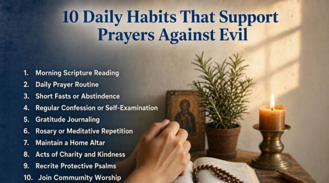 10 Daily Habits That Support Prayers Against Evil