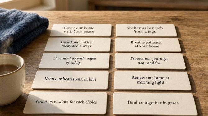 10 Heartfelt Morning Prayer for Family Protection Messages
