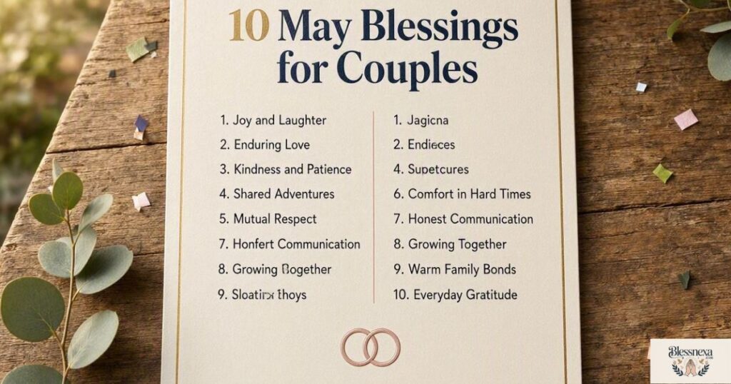 10 May Blessings for Couples
