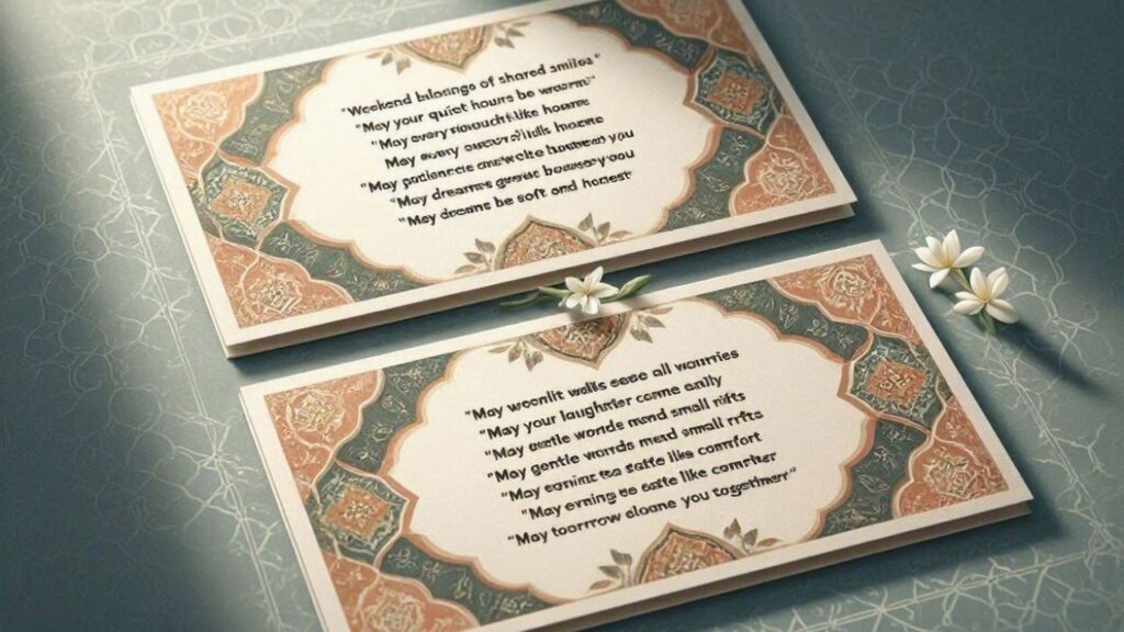 10 Romantic Weekend Blessings Quotes
