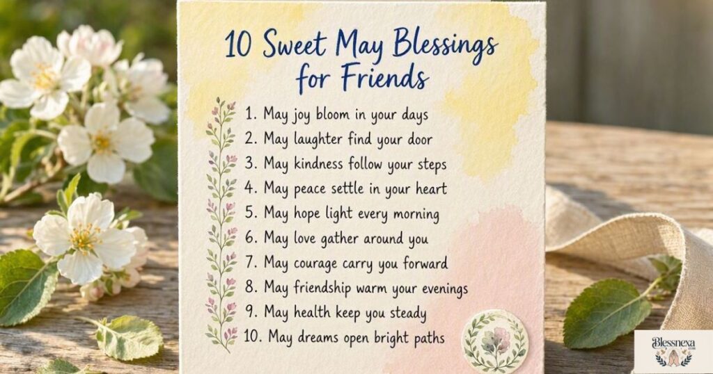 10 Sweet May Blessings for Friends
