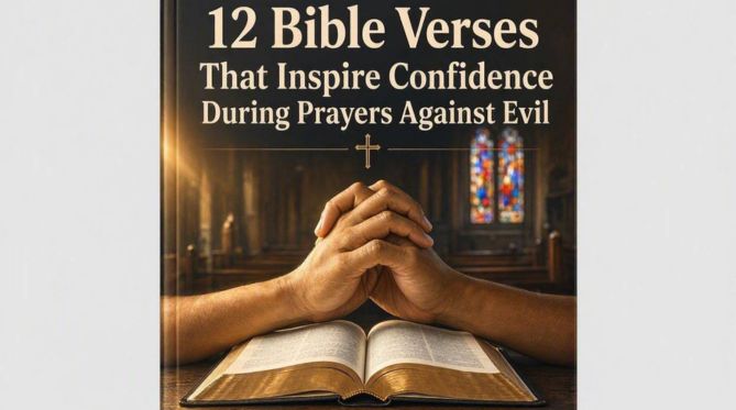 12 Bible Verses That Inspire Confidence During Prayers Against Evil