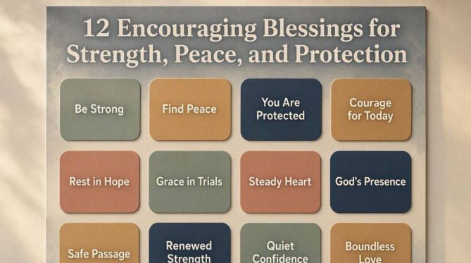 12 Encouraging Blessings for Strength, Peace, and Protection