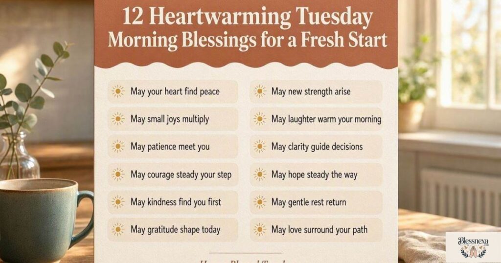 12 Heartwarming Tuesday Morning Blessings for a Fresh Start