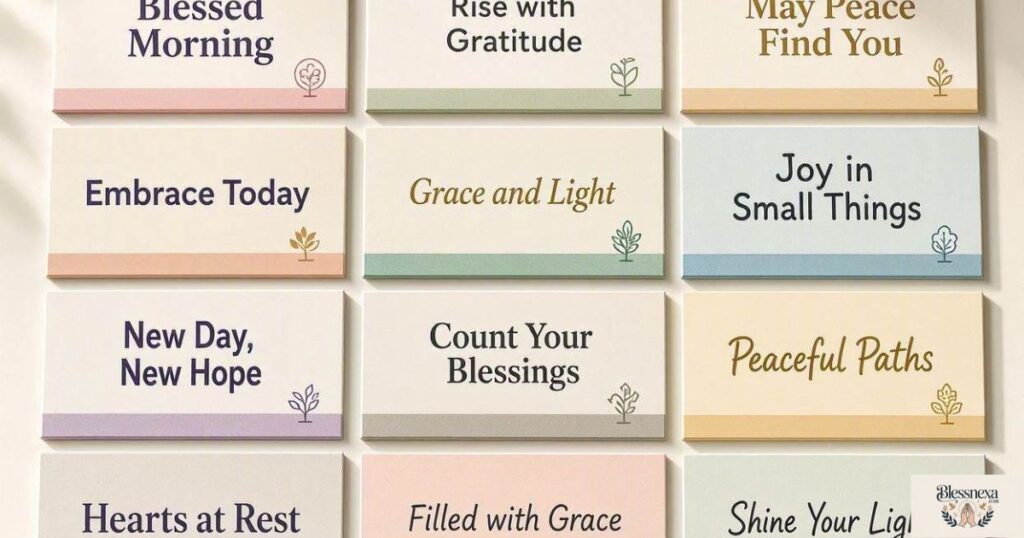 12 Original Blessed Morning Messages