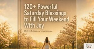 120+ Powerful Saturday Blessings to Fill Your Weekend With Joy