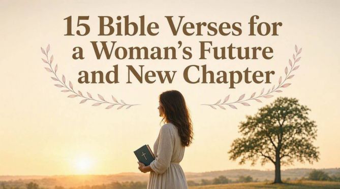 15 Bible Verses for a Woman's Future and New Chapter
