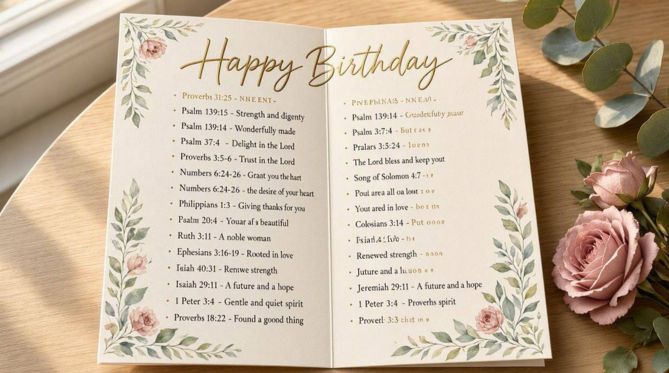 15 Birthday Bible Verses for a Wife
