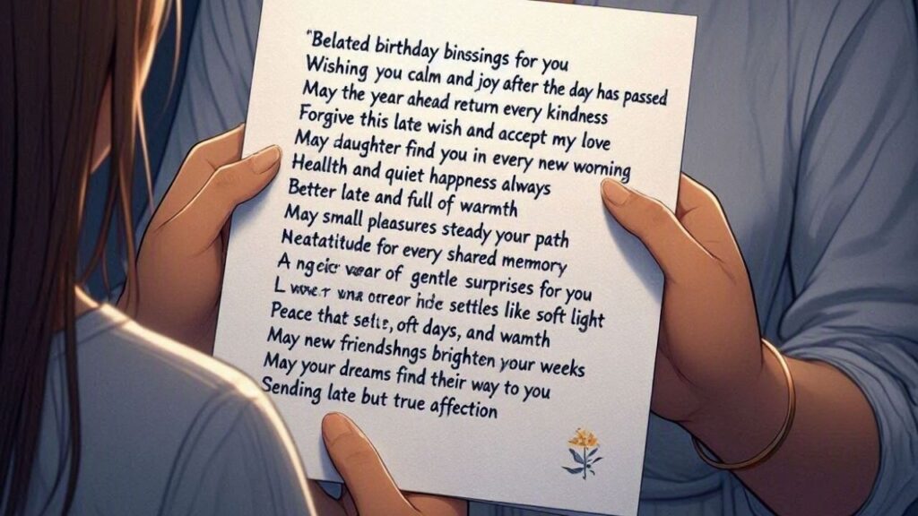 15 Graceful Belated Birthday Wishes for Family