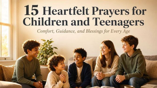 15 Heartfelt Prayers for Children and Teenagers
