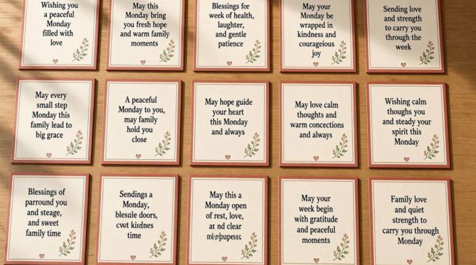 15 Monday Blessings Black Messages for Family to Share With Love